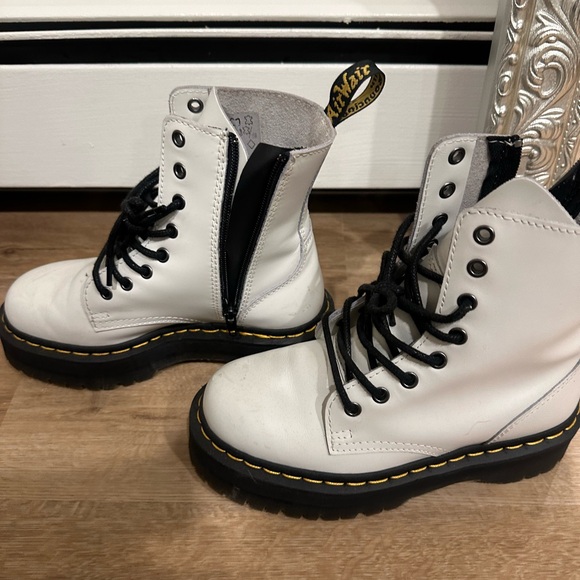 JADON BOOT SMOOTH LEATHER PLATFORMS - Picture 1 of 5